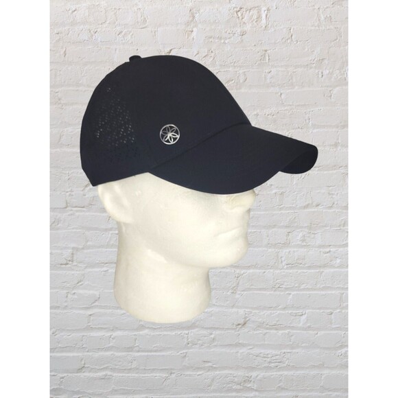 Gaiam Womens Black Classic Solara UV Protection Fitness Hat Nylon Blend Gym - Picture 1 of 9